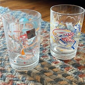 Disney World Themed Glasses Set